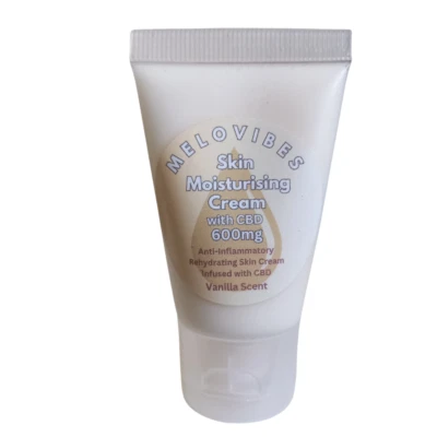MELOVIBES CBD Healing Cream 600mg Back Pain Muscle Relief Relax Skin Treatment Rub Vanilla