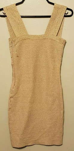 Damen Fora Gr. S Glitzer Glitzer Party Cocktail Kleid Bodycon Ärmellos  - Bild 4 von 6