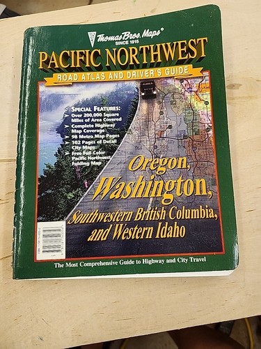 Pacific Northwest Road Atlas : 1999 Edition by Thomas Brothers Maps  - Picture 1 of 5