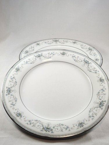 NORITAKE CHINA COLBURN 6107 MADE IN JAPAN 2 DINNER PLATES 10 1/2" DIAMETER - Picture 5 of 12