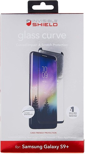 ZAGG SAMSUNG GALAXY S9 PLUS INVISIBLE SHIELD CASE FRIENDLY CURVED TEMPERED - Photo 3 sur 6