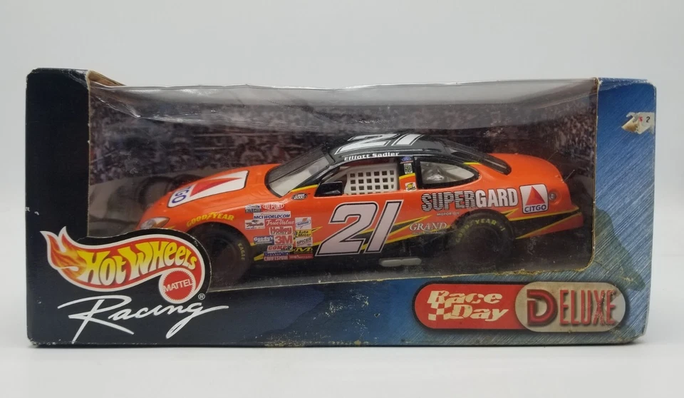 Hot Wheels Race Day Deluxe ELLIOTT SADLER #21 CITGO 1999 1/24 Die Cast NASCAR Foto 3 de 4