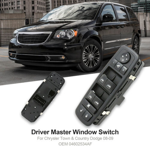 Master Power Window Switch For Chrysler Town & Country Dodge 08-09 04602534AF - Picture 4 of 13