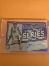 2020-21 Donruss Optic Signature Series James Wiseman Rookie AUTO - Warriors