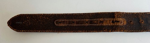 Vintage Silver Creek Western Leather Mens 40 Belt Buckle Western Aztec - Picture 8 of 11