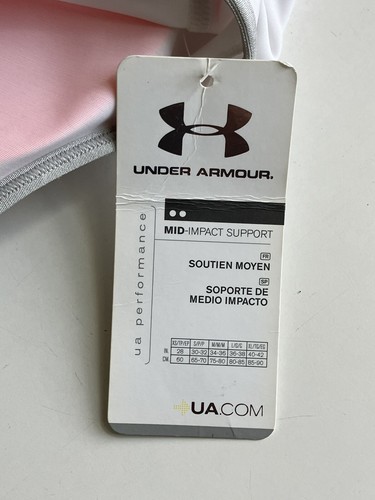 Under Armour Sports Bra Medium Impact Compression Womens 1250132 SMALL - Picture 4 of 4