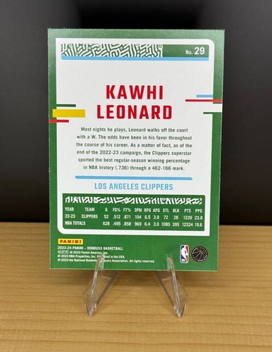 Kawhi Leonard 2023-24 Donruss #29 - Picture 2 of 2