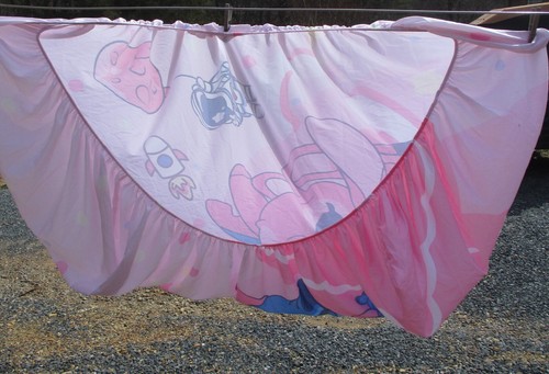 Sábana Ajustable Disney Lilo + Estampado de Puntada Doble Rosa Poliéster Suave- - Imagen 2 de 4
