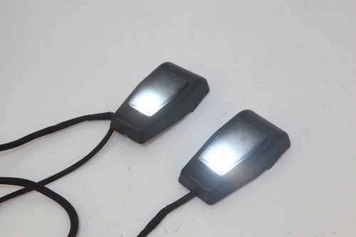 For Jeep Wrangler JK 2007-17 LED Light Tailgate Rear Window Glass Hinge Trim 2PC - Picture 6 of 10