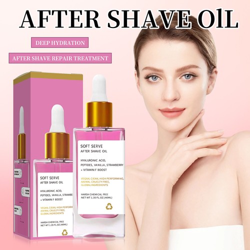 Truly Beauty Strawberry Vanilla After Shave Oil for Smooth Skin Post Shave 40ml - Bild 3 von 10