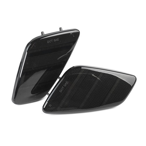2x Schwarz LED-Seitenblinker Für Jeep Wrangler TJ 97-06 OEM# 55155628AC - Bild 9 von 10