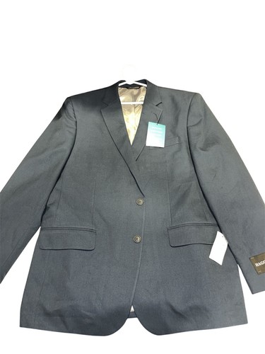 Herren Haggar® Travel Performance Tailored-Fit Stretch Anzug Sakko Gr. 44 Regula