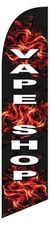 Windless Vape Shop Swooper Advertising Feather Swooper Tall Banner Flag Only