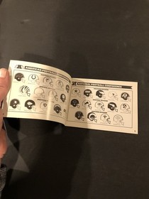 nfl Nintendo nes Manual Only