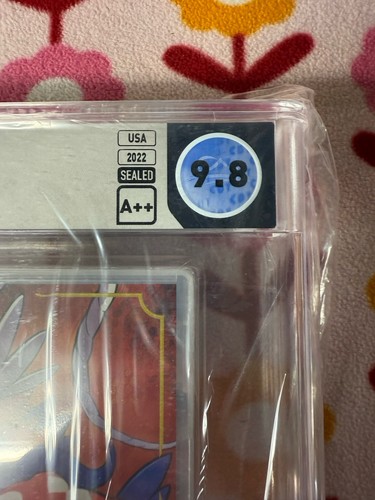 Pokemon Scarlet Switch WATA Grado 9.8 / A++ Sellado 1ª Impresión 117475A Estuche Nuevo - Imagen 2 de 8