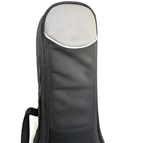 Gator Ukulele Gig Bag Travel Case With Shoulder Strap - Padded Lining - Black - Picture 3 of 22