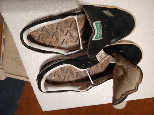 Vintage 1994 Puma Suede Classic Black Tennis Shoes Sneakers Men Size 8.5 PB0604 - Picture 7 of 17