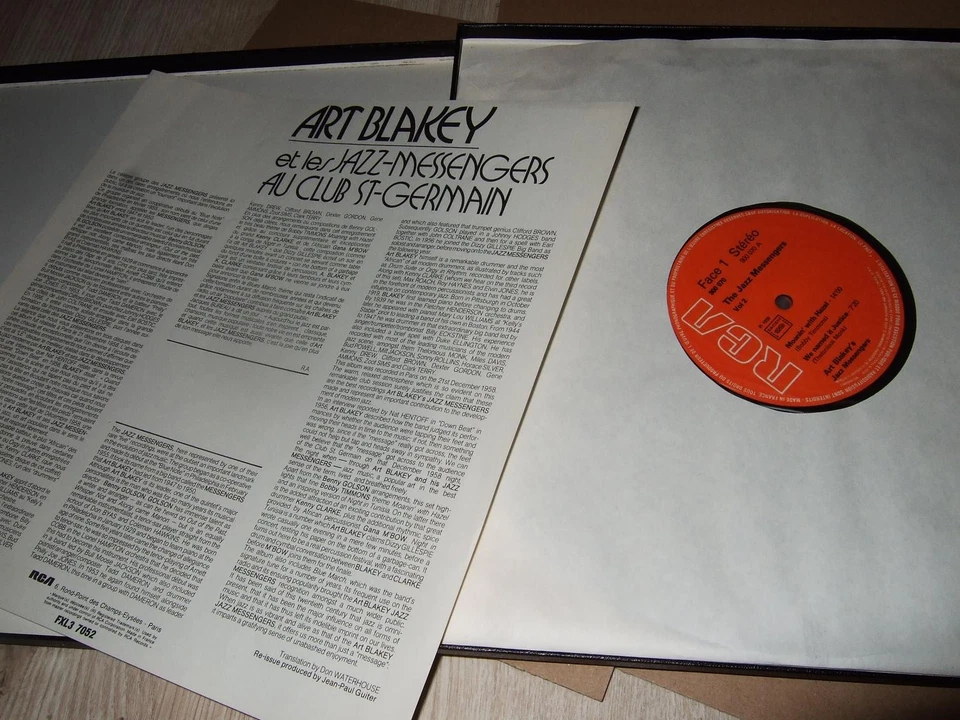 ART BLAKEY : AU CLUB SAINT-GERMAIN VOL. 1-3  3LP BOX RCA FXL3-7052 FRANCE + - Bild 3 von 3