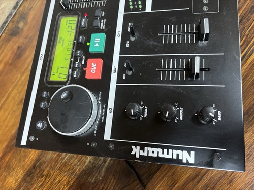 NUMARK CD MIX 1 DJ 2-DISC CD PLAYER/MIXER for parts or repair - Picture 3 of 12