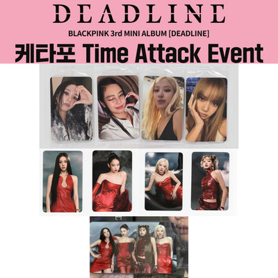 BLACKPINK DEADLINE 3RD MINI ALBUM KTOWN4U TIME ATTACK EVENT POB