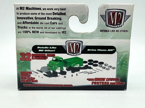 M2 Auto-Trucks 1957 Dodge COE Wrecker Tow Truck, Black & White, R29, 1:64, NIB - Picture 11 of 13