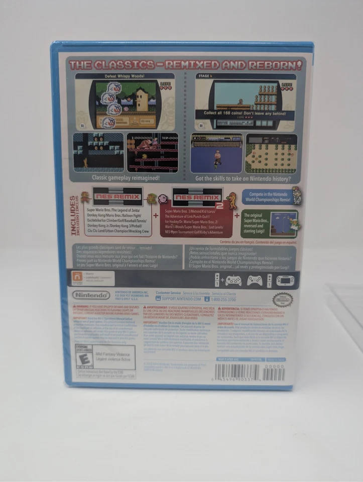 NES Remix Pack Nintendo Wii U Video Game New Sealed Classic Retro Mario Zelda - Image 2 of 4