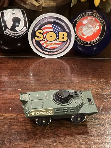 Corgi Junior Commando V100 Militär Panzer LAV 1:64 grün Diecast gebraucht ex Zustand - Bild 6 von 10