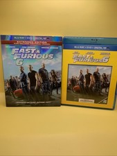 Fast & Furious 6 (Blu-ray / DVD, 2013) W/Slipcover