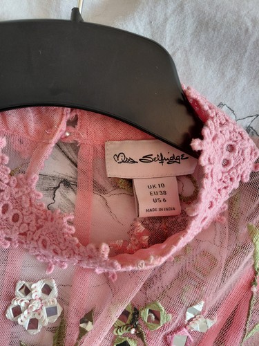 Women's Dress Miss Selfridge Size 10, Gorgeous Detailing, Stunning - Picture 13 of 13