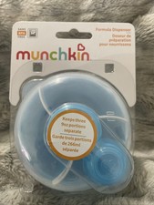Munchkin Baby Formula Dispenser 3 Sections up to 9 oz Servings Blue BPA Free