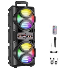 Bluetooth Wireless Portable Speaker Waterproof Stereo Bass USB TF FM Radio LOUD