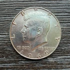 1969 D Kennedy 1/2 Half Dollar 40% Silver Circulated Coin Constitutional