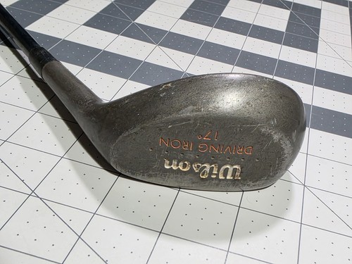 Vtg Wilson Driving Iron Hybrid 17° RH 35" Graphite Shaft.  - Picture 2 of 14