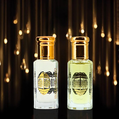 Aceites de perfume Rouje & Blush 12 ml (0,40 oz) con caja de regalo negra de Intense Oud (Bu - Imagen 5 de 6