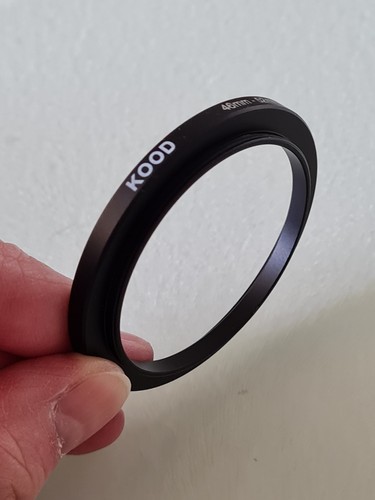 Kood Step Up Adaptor Ring 46mm- 52mm , Used, Good, Black, Metal - Picture 2 of 5