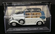770 "Grand Mercedes" 1932 Convertible F 1:43 DeAGOSTINI Sealed with Magazine