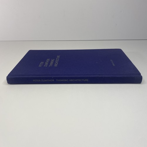 Thinking Architecture Peter Zumthor Hardcover Architecture Theory Birkhäuser - Picture 6 of 7