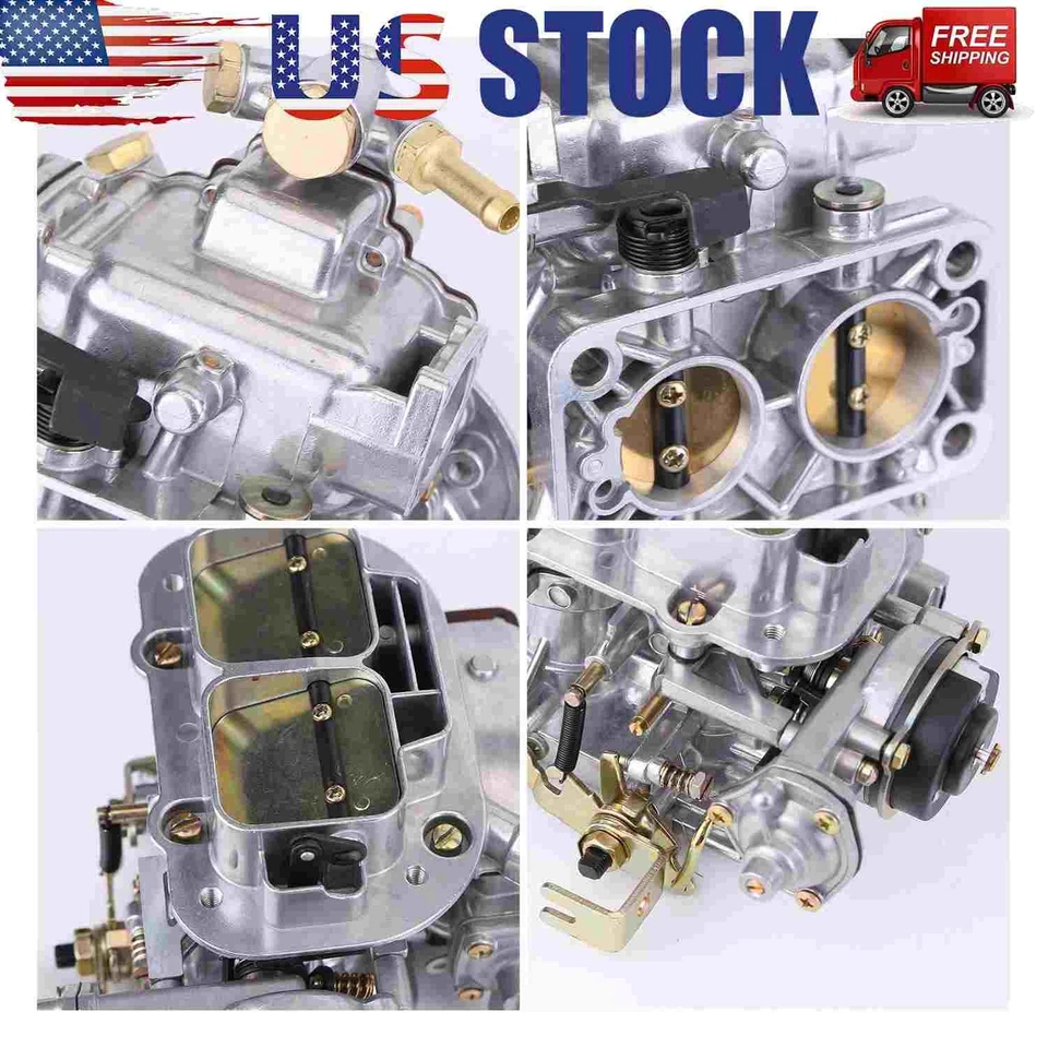 Carburador de aluminio 32/36 DGEV 99004300 99004.300 nuevo para Jeep CJ5 1974 stock en EE. UU. Foto 4 de 4