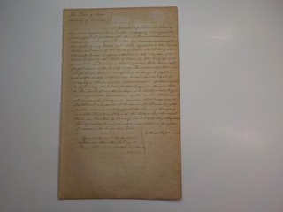 Civil War Confederate Document Slavery Abolition 1864 Orange County Texas Duel