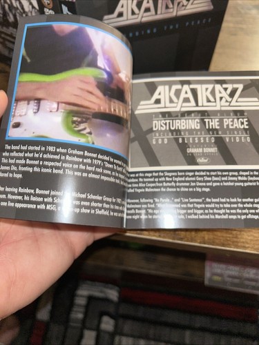 Alcatrazz -Disturbing the Peace(1985) (CD + Live DVD, 2016 RE) Steve Vai Guitar - Picture 3 of 12