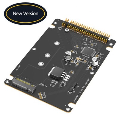 M.2 NGFF Key B SATA-SSD-zu-2,5''-IDE-ATA-44-Pin-Adapter für Windows XP/7/8/10/11