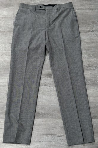 Neu mit Etikett Lauren Ralph Lauren Nevile Herrenhose 34 x 32 100 % Wolle schwarz weiß