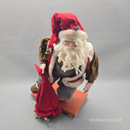 Estatuilla de Papá Noel vintage de vacaciones de Navidad de 19,5" de alto, hecha en Filipinas - Imagen 3 de 18