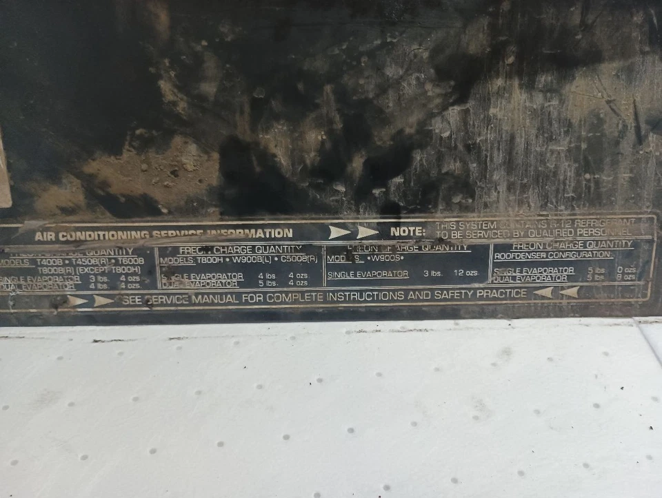 Kenworth W900 1993 conjunto de motor soplador de calefacción (12148945 Foto 4 de 4