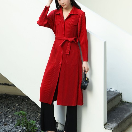 2025 Otoño Nuevo Alta Gama Estilo Británico Mujer Vestido Informal Gabardina Chaquetas - Imagen 10 de 30