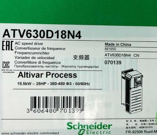 1PC Brand New Schneider ATV630D18N4 Inverter ATV630D18N4 Fast Shipping - Picture 3 of 3