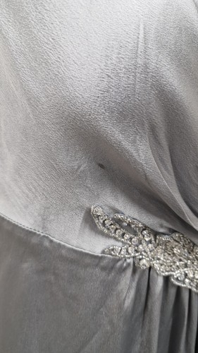 John Lewis Silver Grey Evening Dress New With Tag RRP £199. Size 12 - Picture 5 of 10