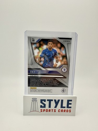 2024-25 Prizm EPL Enzo Fernandez Purple Disco 1/25 Chelsea - Bild 2 von 2