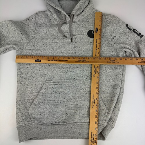 Sudadera con capucha gris con logotipo Clarksburg relajada talla M Carhartt para mujer - Imagen 3 de 7