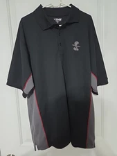 Shelby Cobra Polo Men’s L Racing Black Polo Shirt Snake Ford Mustang